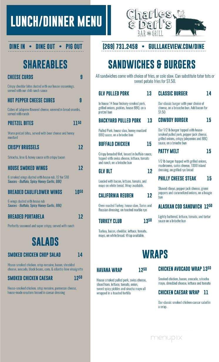 Charles & Darl's - Augusta, MI menu_pic