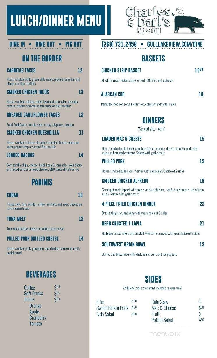 Charles & Darl's - Augusta, MI menu_pic