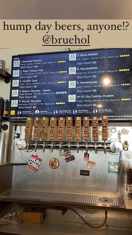 Bruehol Brewing - Benicia, CA menu_pic