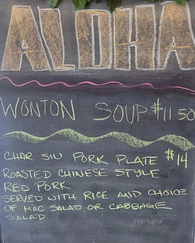 Aloha Shack - Reno, NV menu_pic