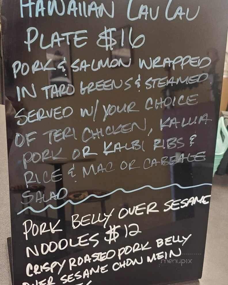 Aloha Shack - Reno, NV menu_pic