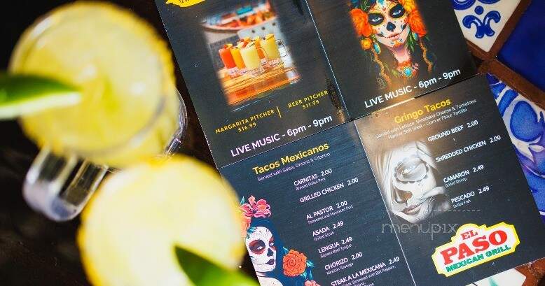 El Paso Mexican Grill - Lake Charles, LA menu_pic
