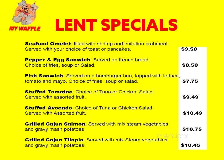 Mr. Waffles Family Restaurant - Crest Hill, IL menu_pic