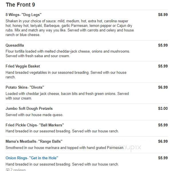 Mulligans Sports Bar & Grille - Fort Mill, SC menu_pic