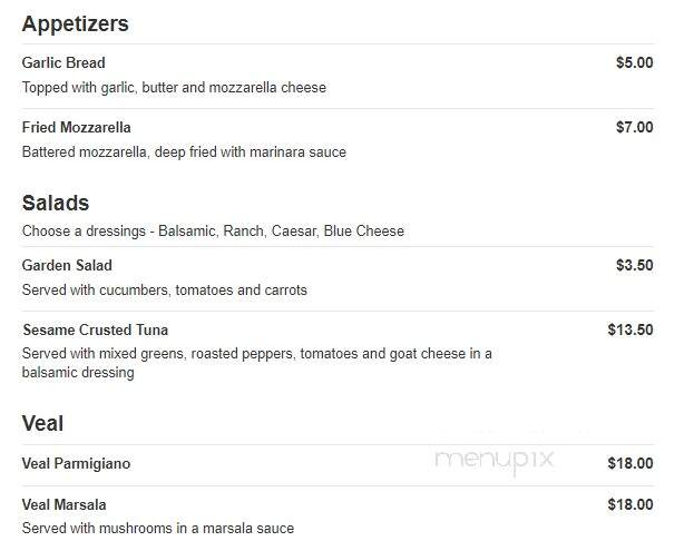 Spasi's Pizza and Pasta - Danbury, CT menu_pic