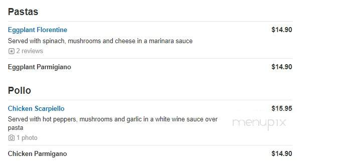 Spasi's Pizza and Pasta - Danbury, CT menu_pic