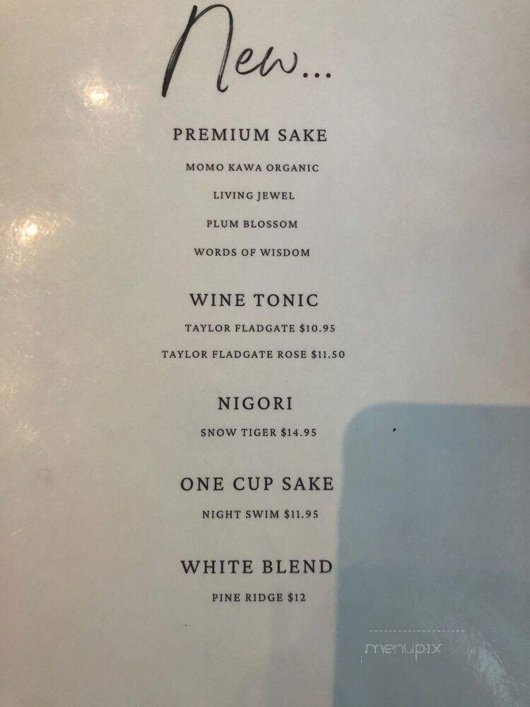 Tang's Sushi - Roseville, CA menu_pic