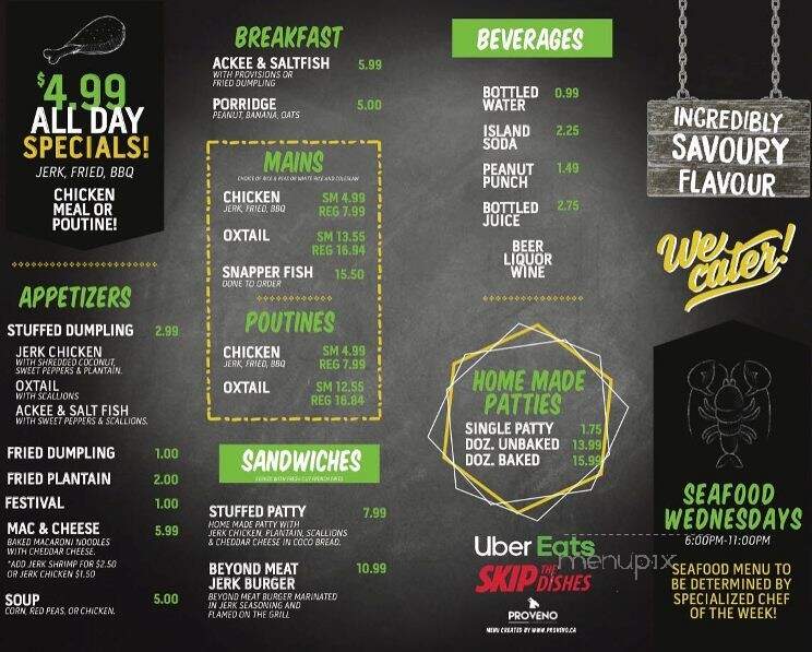 Flavours - Ajax, ON menu_pic