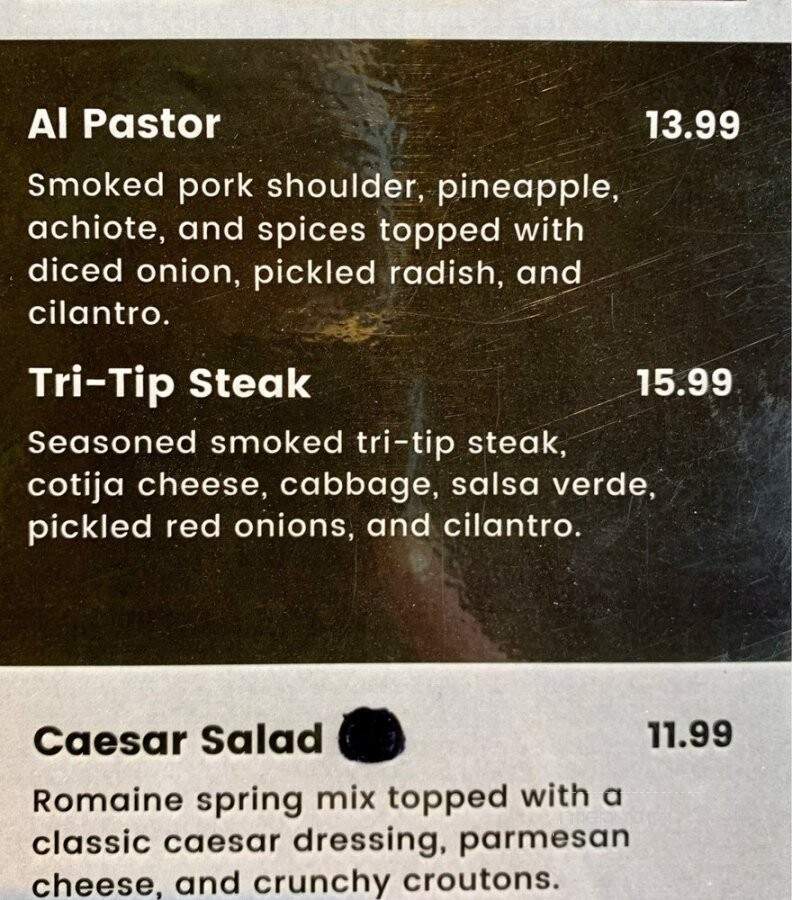 HighSide Brewing - Frisco, CO menu_pic