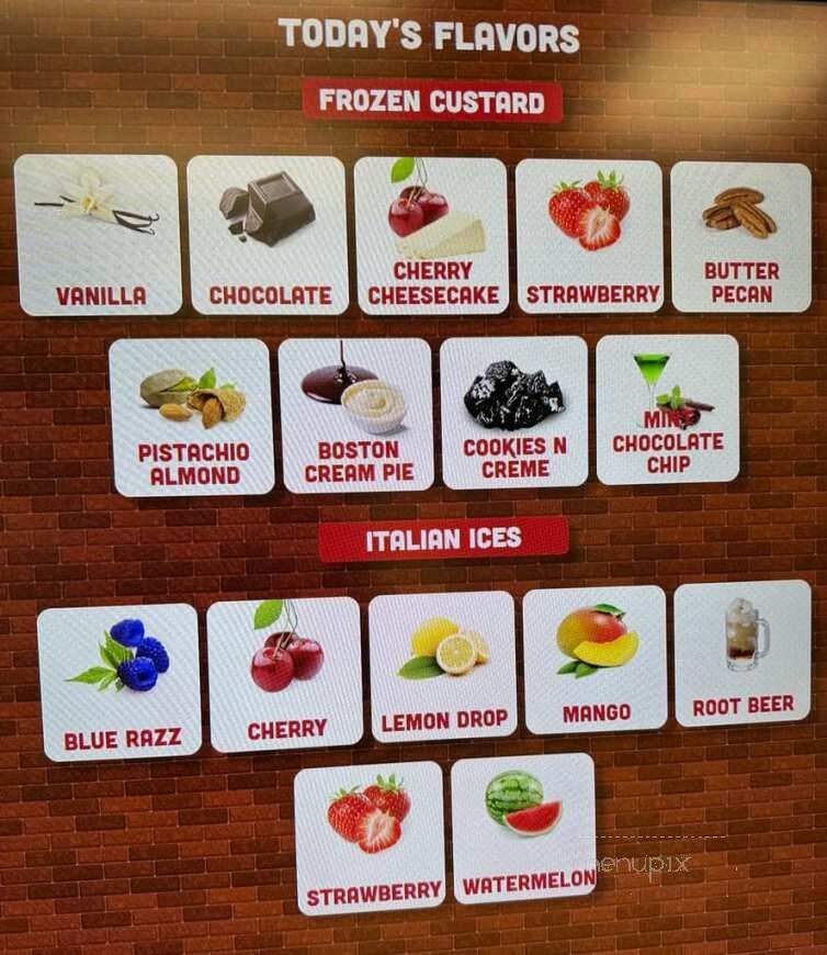 Ritter's Frozen Custard - Kingsland, GA menu_pic