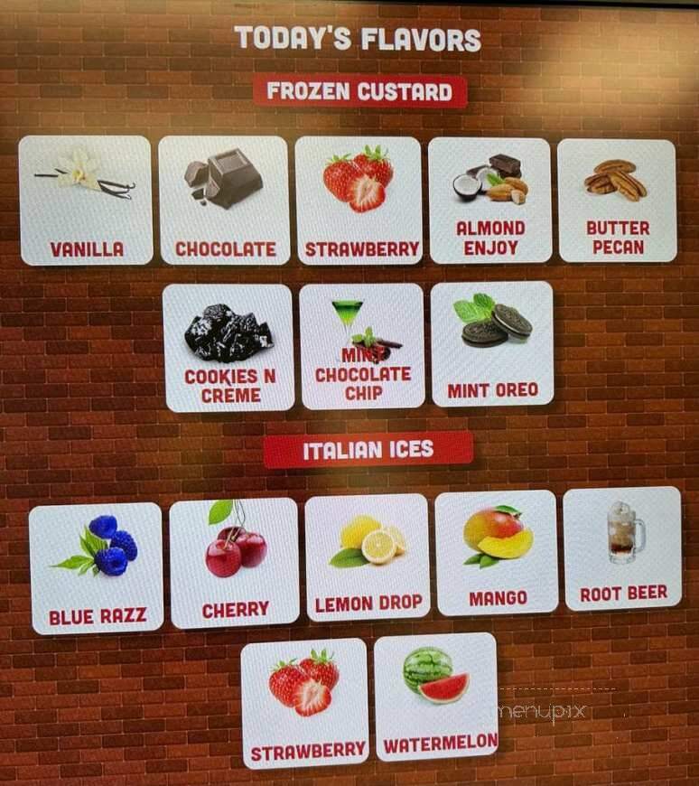Ritter's Frozen Custard - Kingsland, GA menu_pic