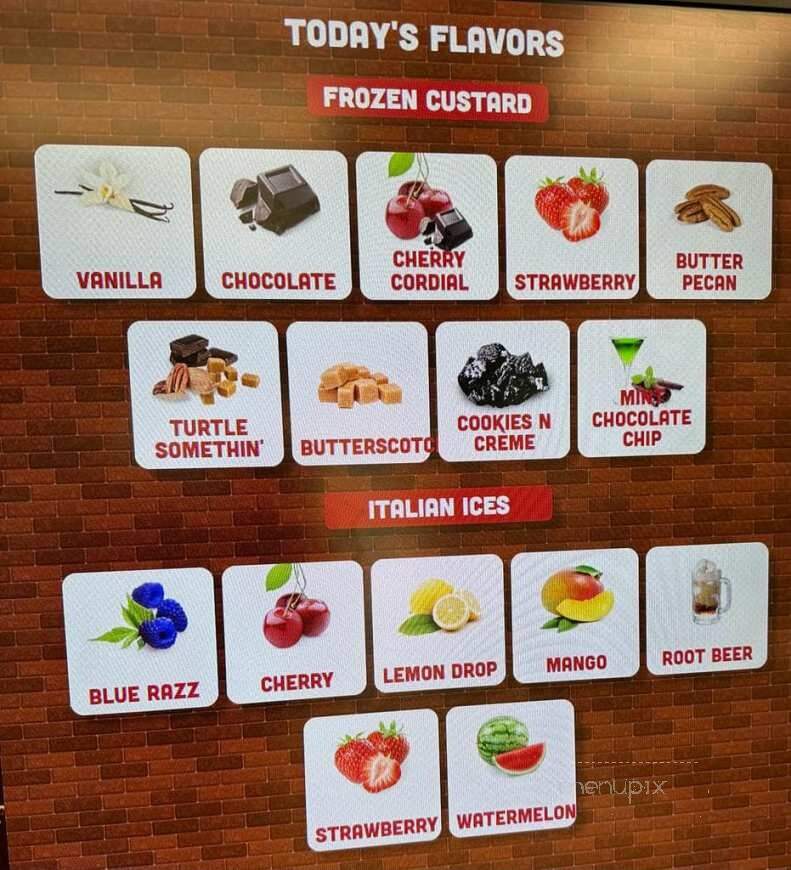 Ritter's Frozen Custard - Kingsland, GA menu_pic