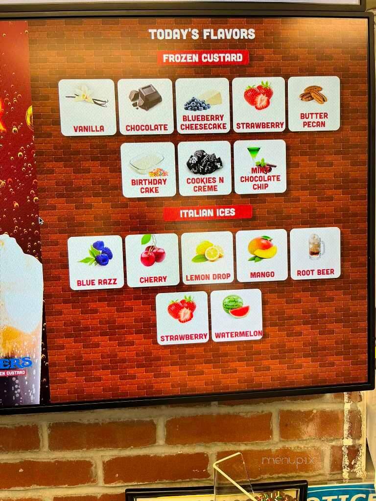 Ritter's Frozen Custard - Kingsland, GA menu_pic
