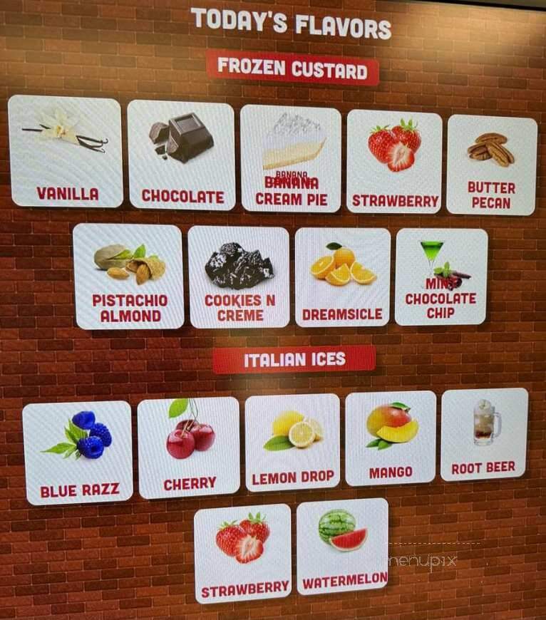 Ritter's Frozen Custard - Kingsland, GA menu_pic