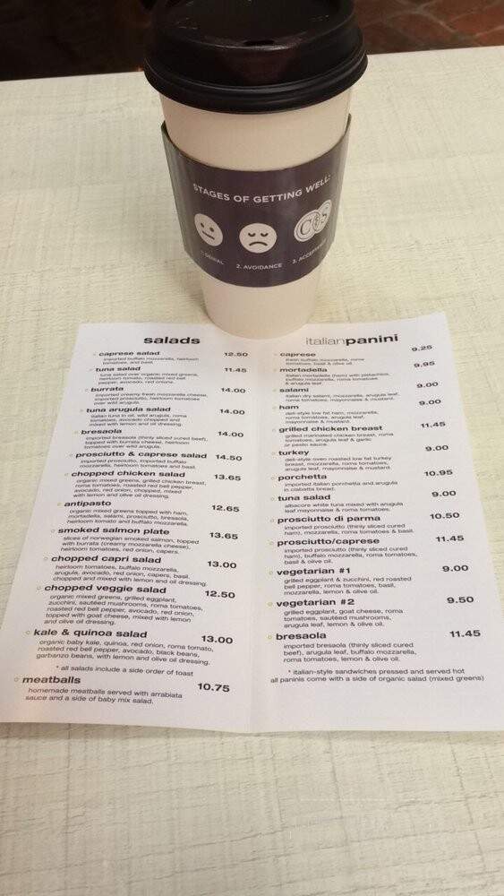 Euro Caffe - Beverly Hills, CA menu_pic