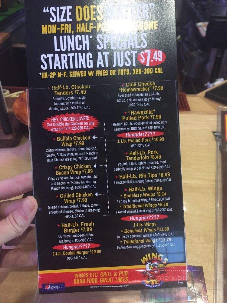 Wings Etc - Camby, IN
