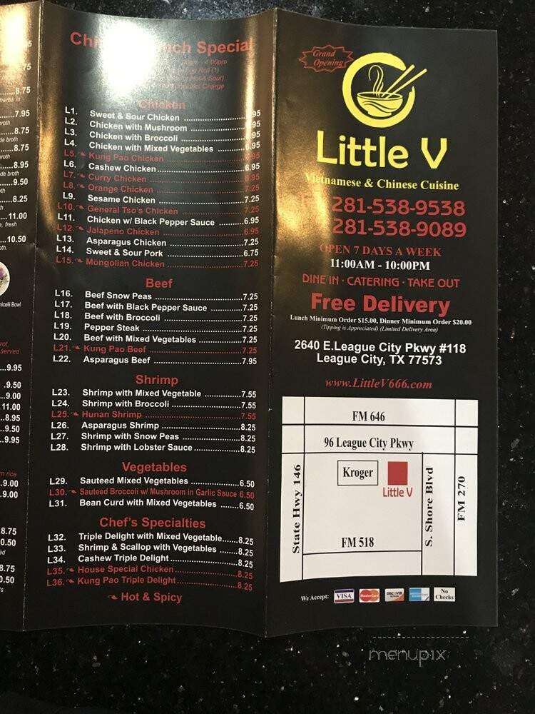 Little V - League City, TX menu_pic