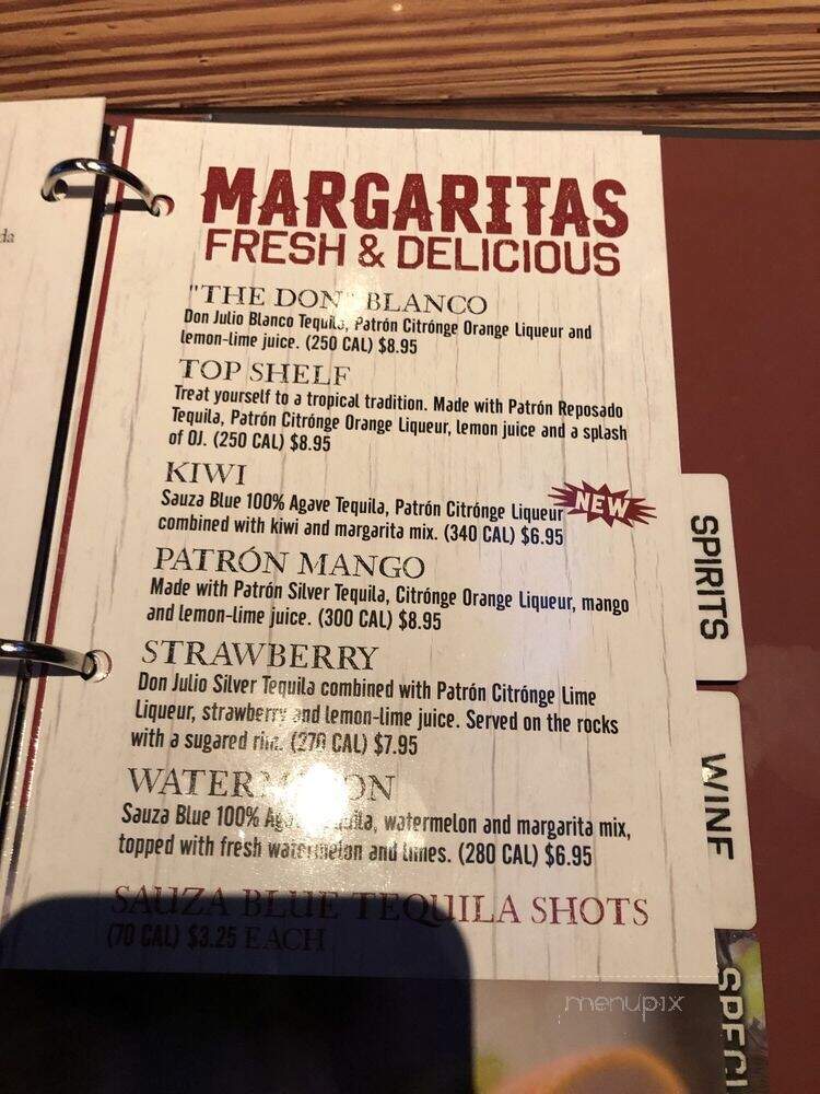 Miller's Ale House - Murfreesboro, TN menu_pic