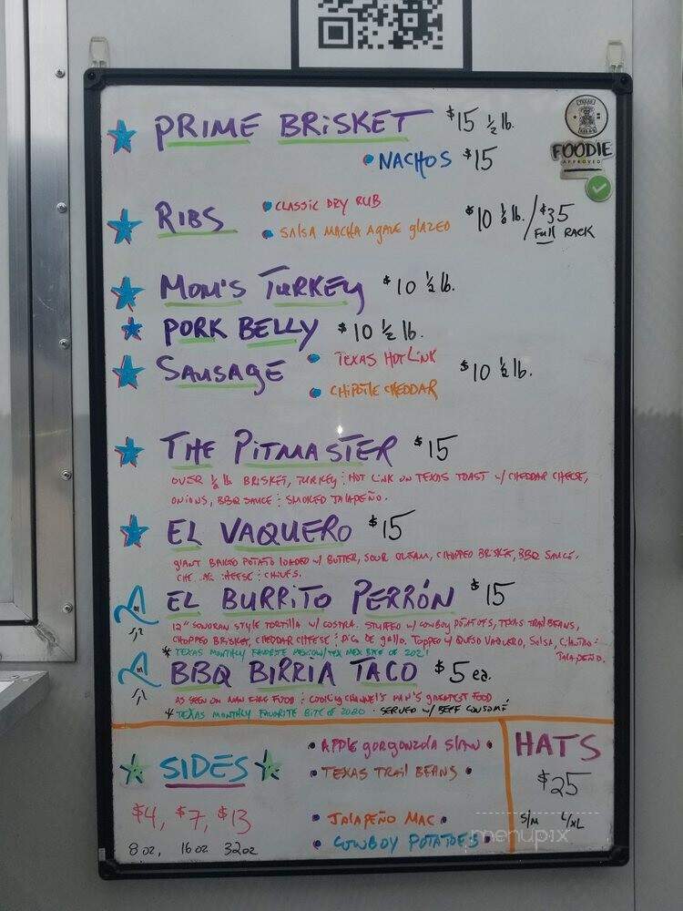 Vaqueros Texas Bar-B-Q - Grapevine, TX menu_pic