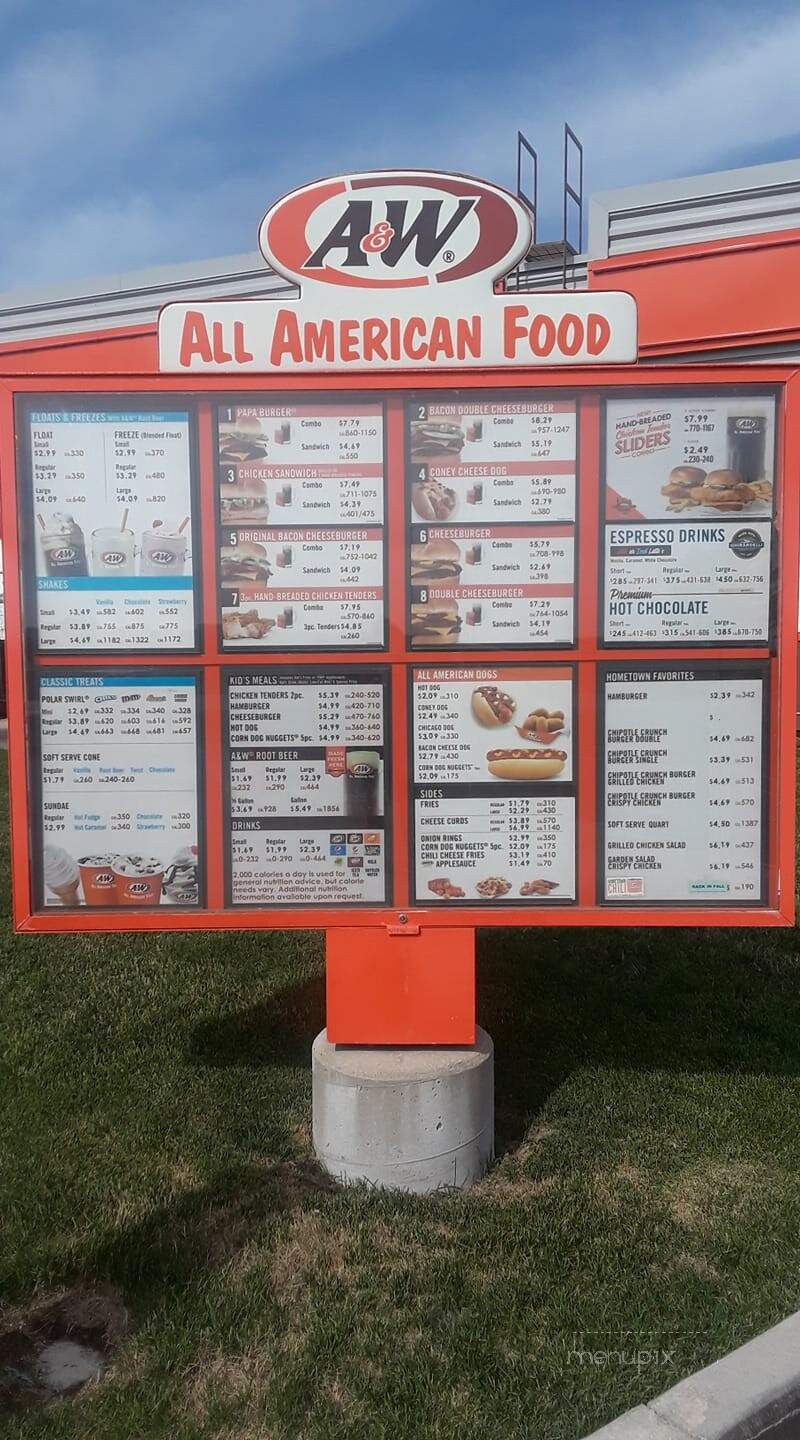 A&W Restaurant - St Charles, MO menu_pic