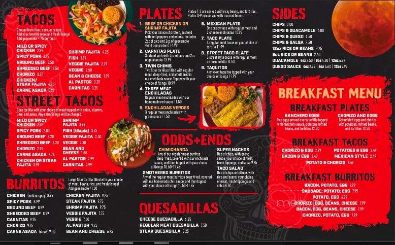 Red Luna Taco Factory - White Bear Lake, MN menu_pic