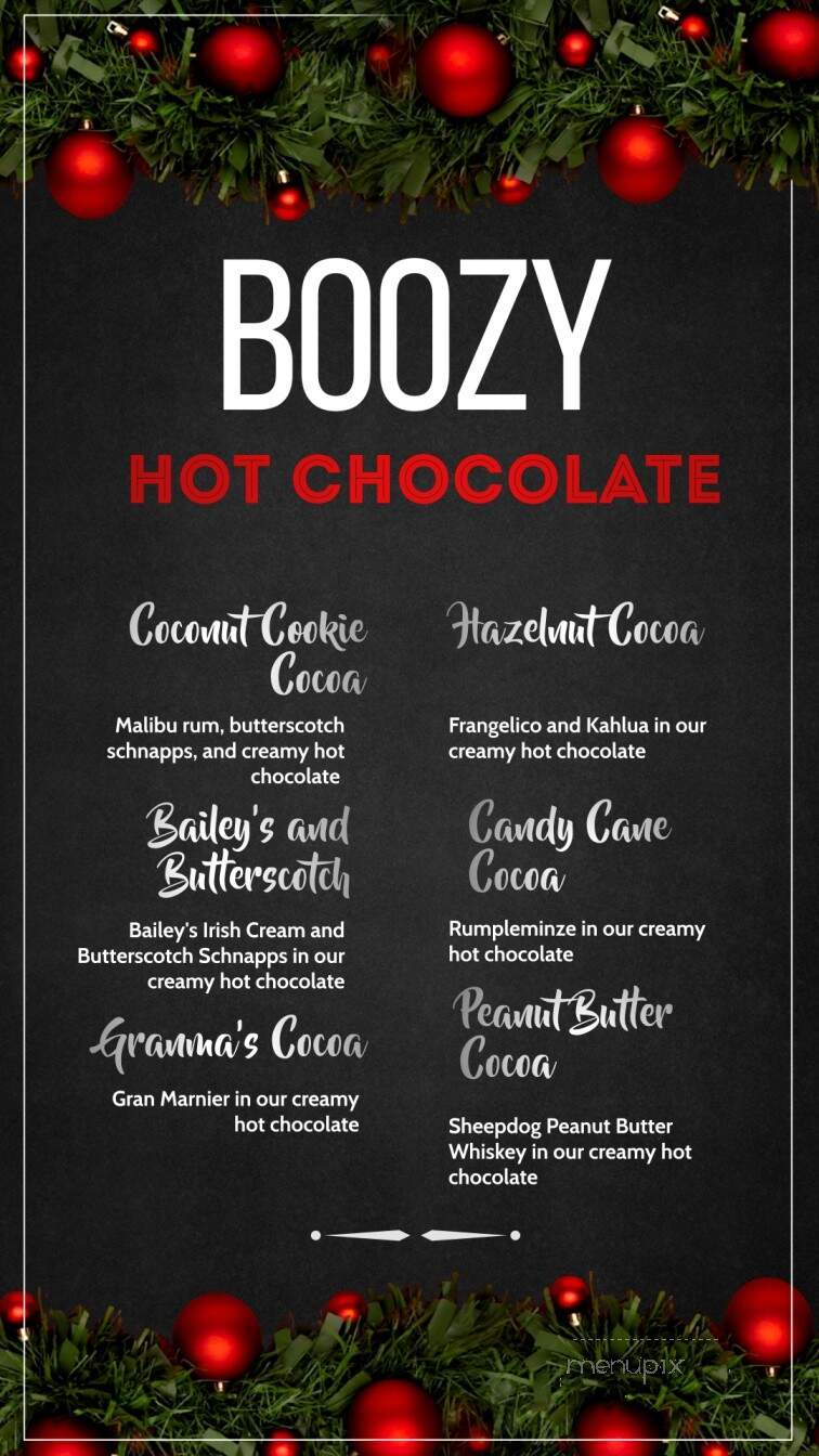 Union Place Bar and Grill - Knoxville, TN menu_pic