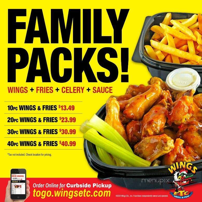 Wings Etc - Marion, IN menu_pic