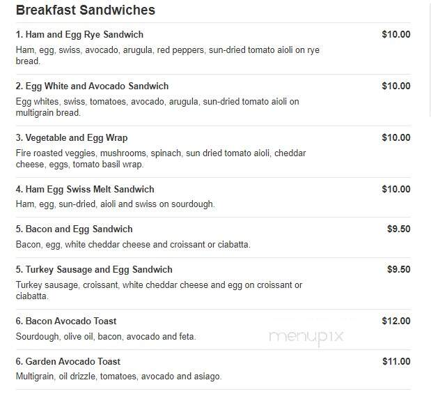 Main Street Cafe & Bakery - Des Moines, IA menu_pic