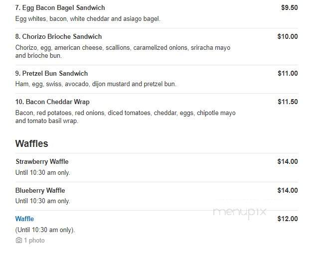Main Street Cafe & Bakery - Des Moines, IA menu_pic