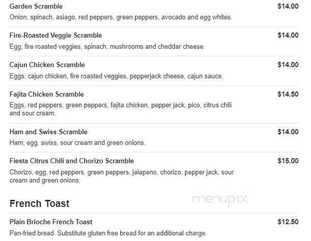 Main Street Cafe & Bakery - Des Moines, IA menu_pic