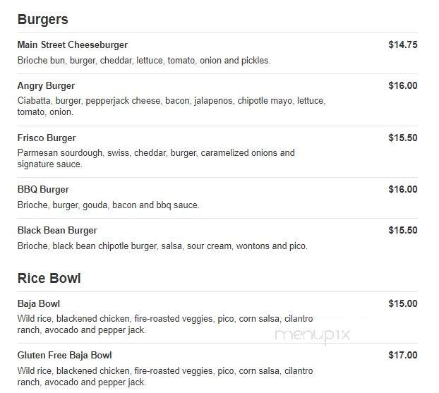 Main Street Cafe & Bakery - Des Moines, IA menu_pic