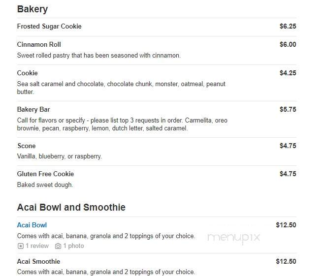 Main Street Cafe & Bakery - Des Moines, IA menu_pic