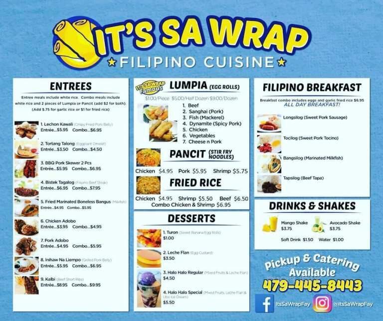 It's Sa Wrap - Fayetteville, AR menu_pic