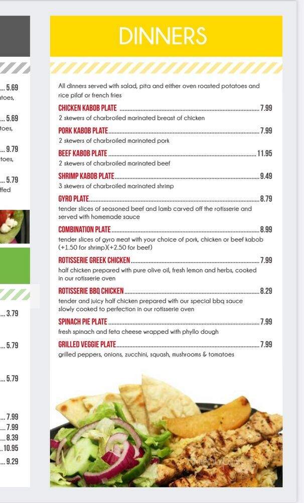 Just Kabobs - Midlothian, IL menu_pic