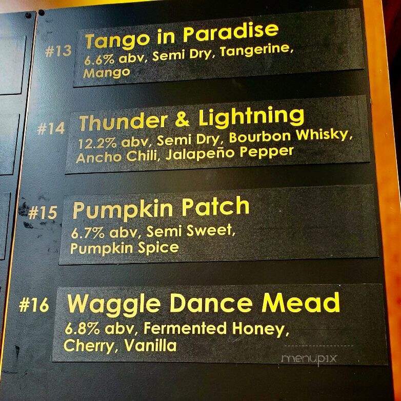 Hidden Star - Camino, CA menu_pic