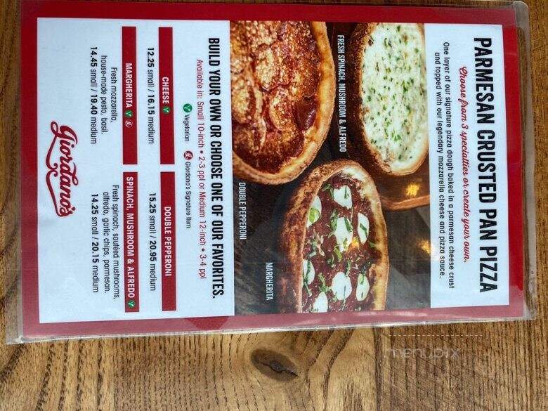 Giordano's - Fort Wayne, IN menu_pic
