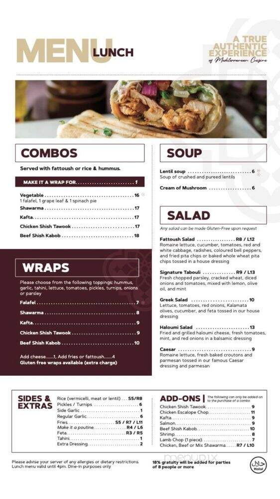 Tabouli by Eddy's - Tecumseh, ON menu_pic