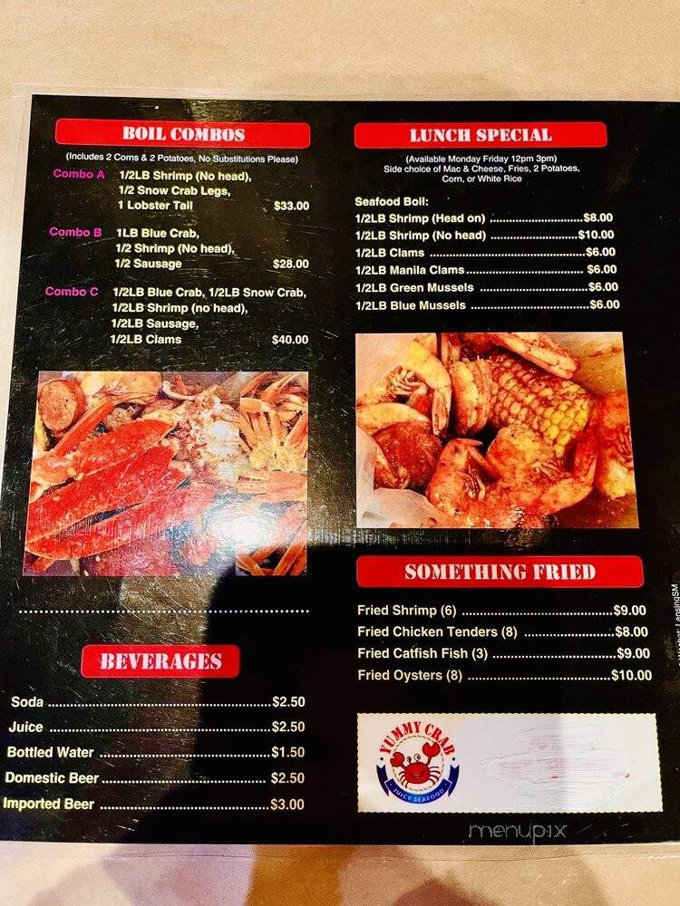 Yummy Crab Juicy Seafood - Winter Garden, FL menu_pic