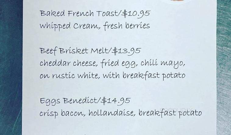 Little Oak Cafe - Canton, CT menu_pic