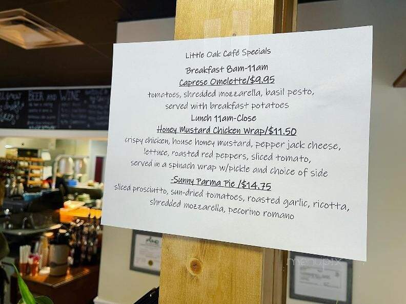 Little Oak Cafe - Canton, CT menu_pic