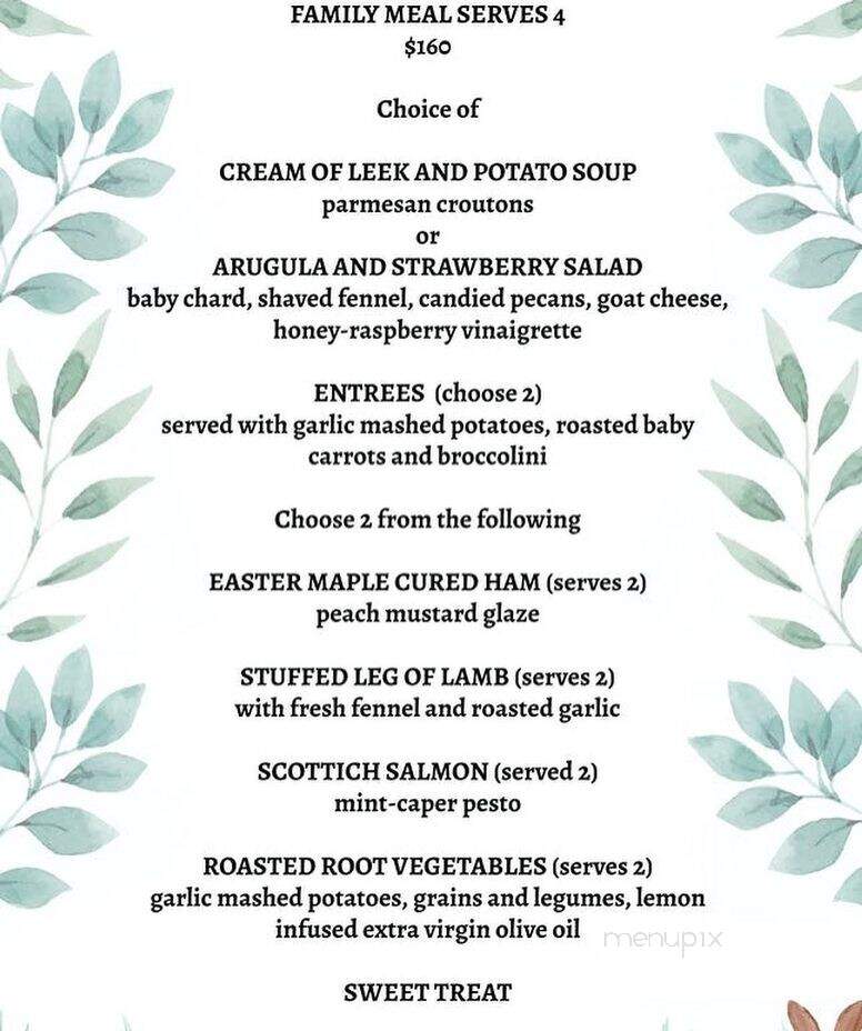 Twohey's Restaurant - South Pasadena, CA menu_pic