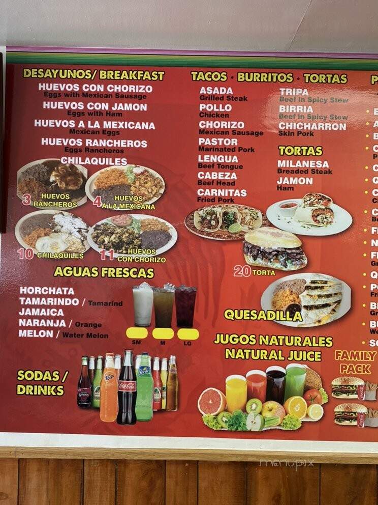 Taqueria El Taco Loco 8 - Gardena, CA menu_pic