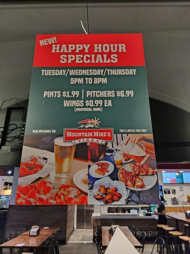 Mountain Mike's Pizza - Upland, CA menu_pic