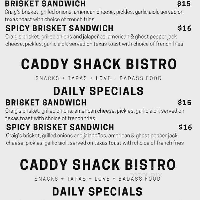 Caddy Shack - Spring, TX menu_pic