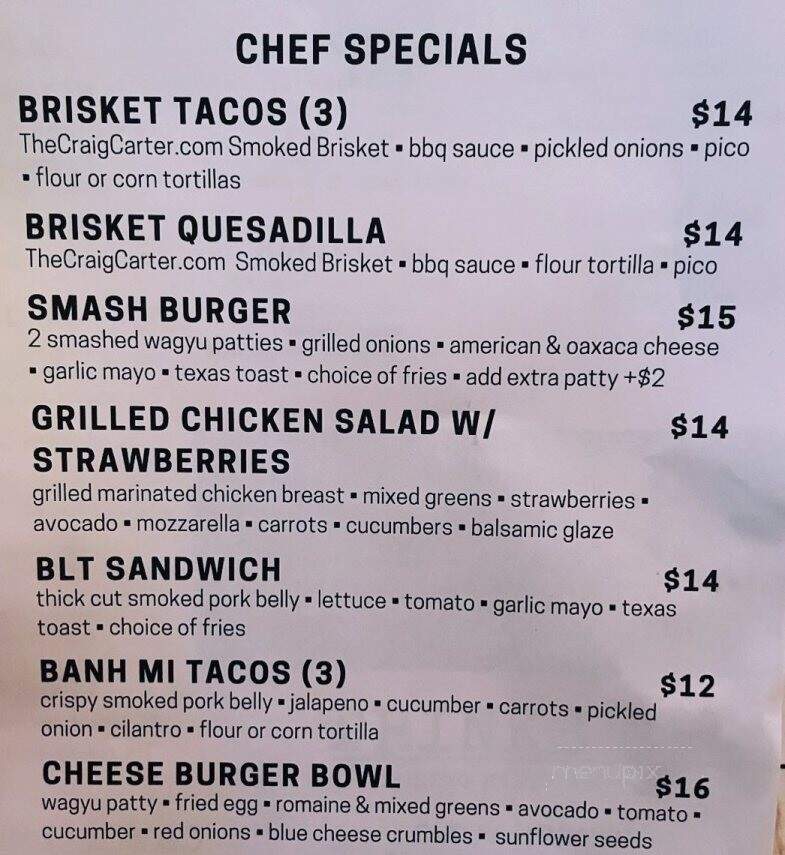 Caddy Shack - Spring, TX menu_pic