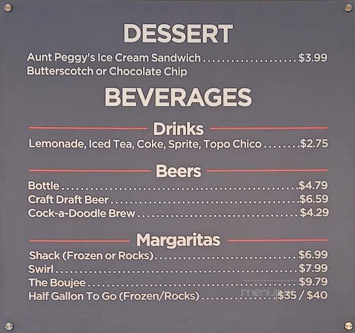 The Cookshack - Webster, TX menu_pic