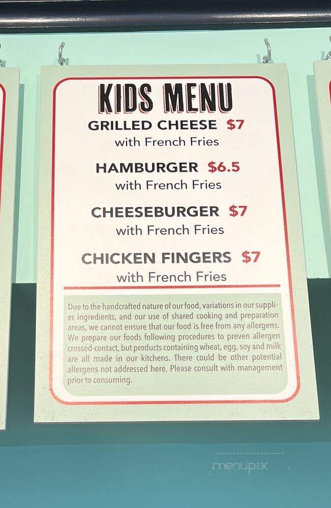 Barrier Island Burgers - Normandy Beach, NJ menu_pic