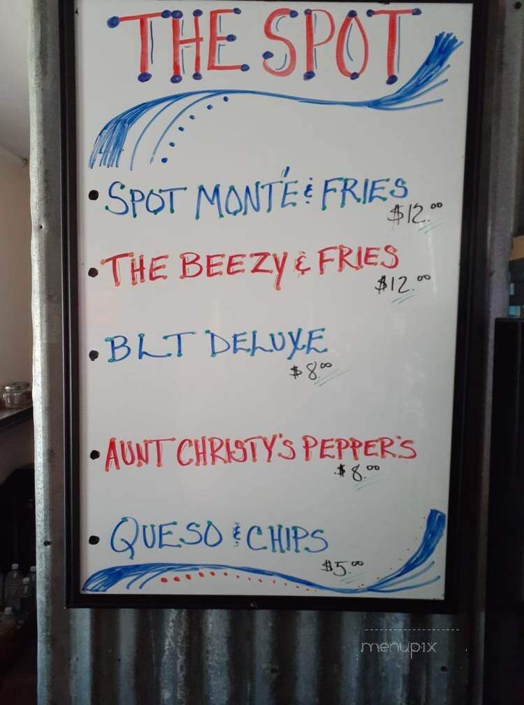 The Spot Bar & Restaurant - Killeen, TX menu_pic