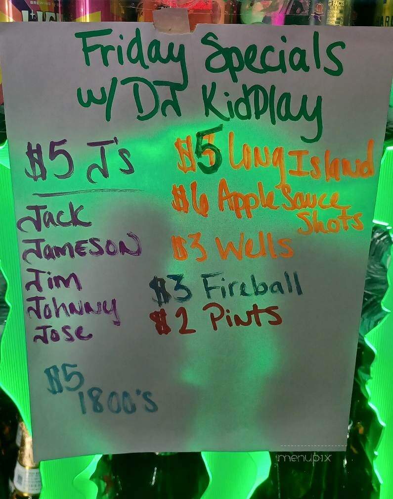The Spot Bar & Restaurant - Killeen, TX menu_pic