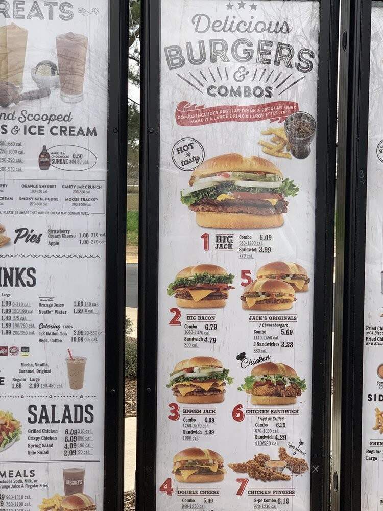 Jack's - Sylacauga, AL menu_pic